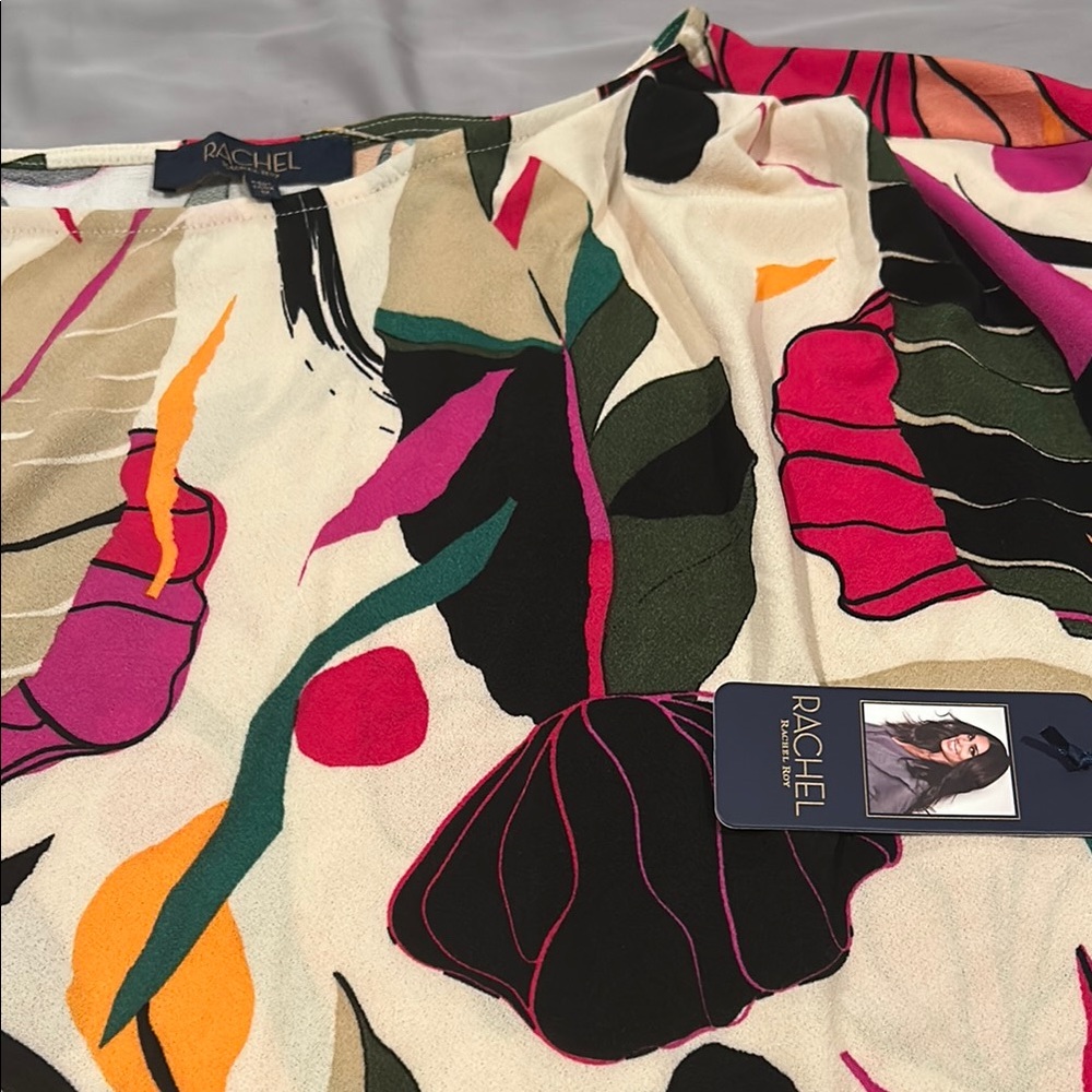 Rachel Multicolor Abstract Blouse - Picture 2 of 4